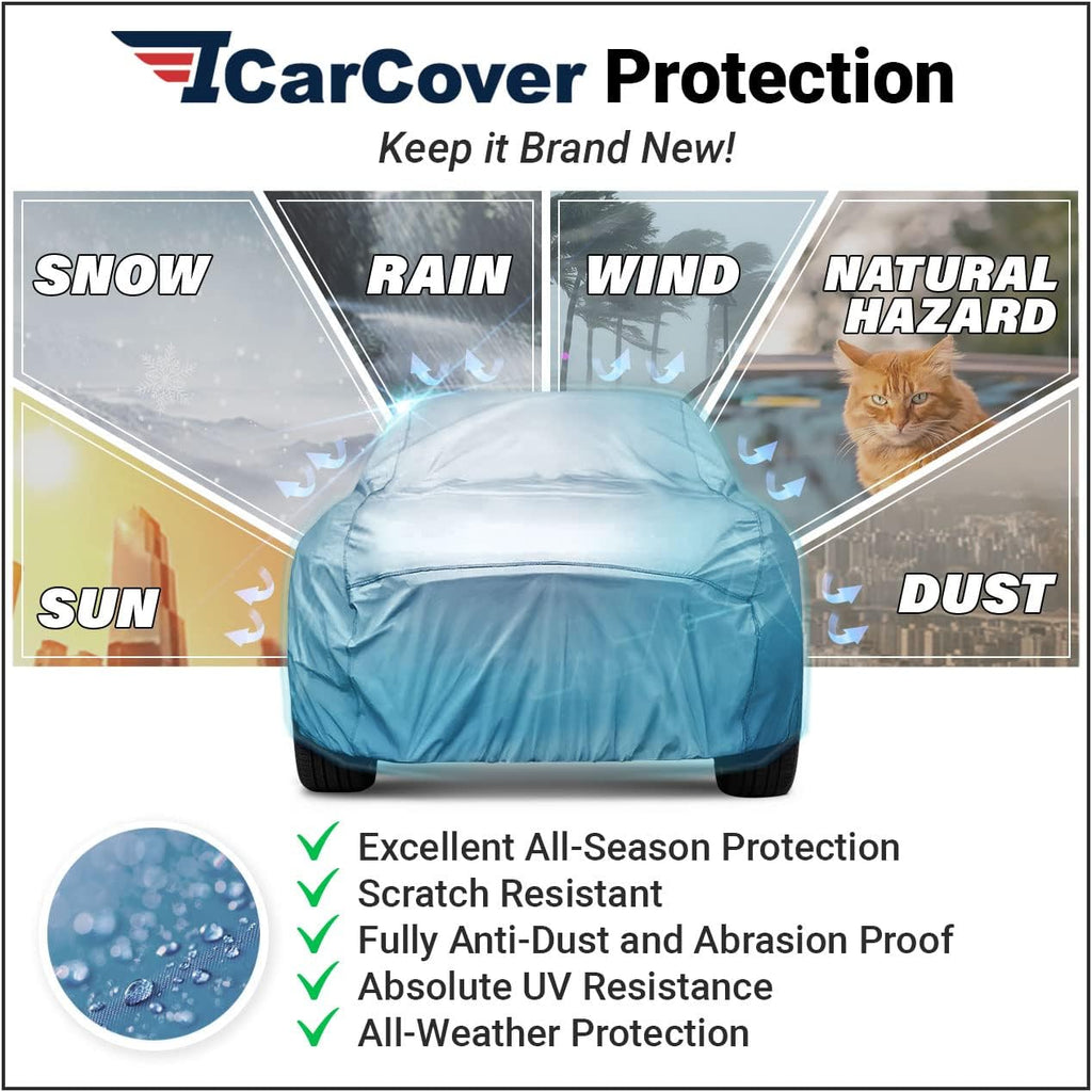Ford Mustang 1987-1993 Full Car Cover Waterproof Outdoor Protection k7