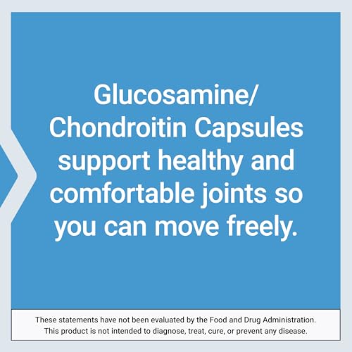 Glucosamine Chondroitin Capsules for Joint Health, 100 Count q7
