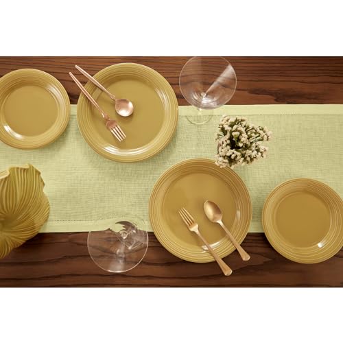 Linen Chambray Table Runner 120 Inches x7