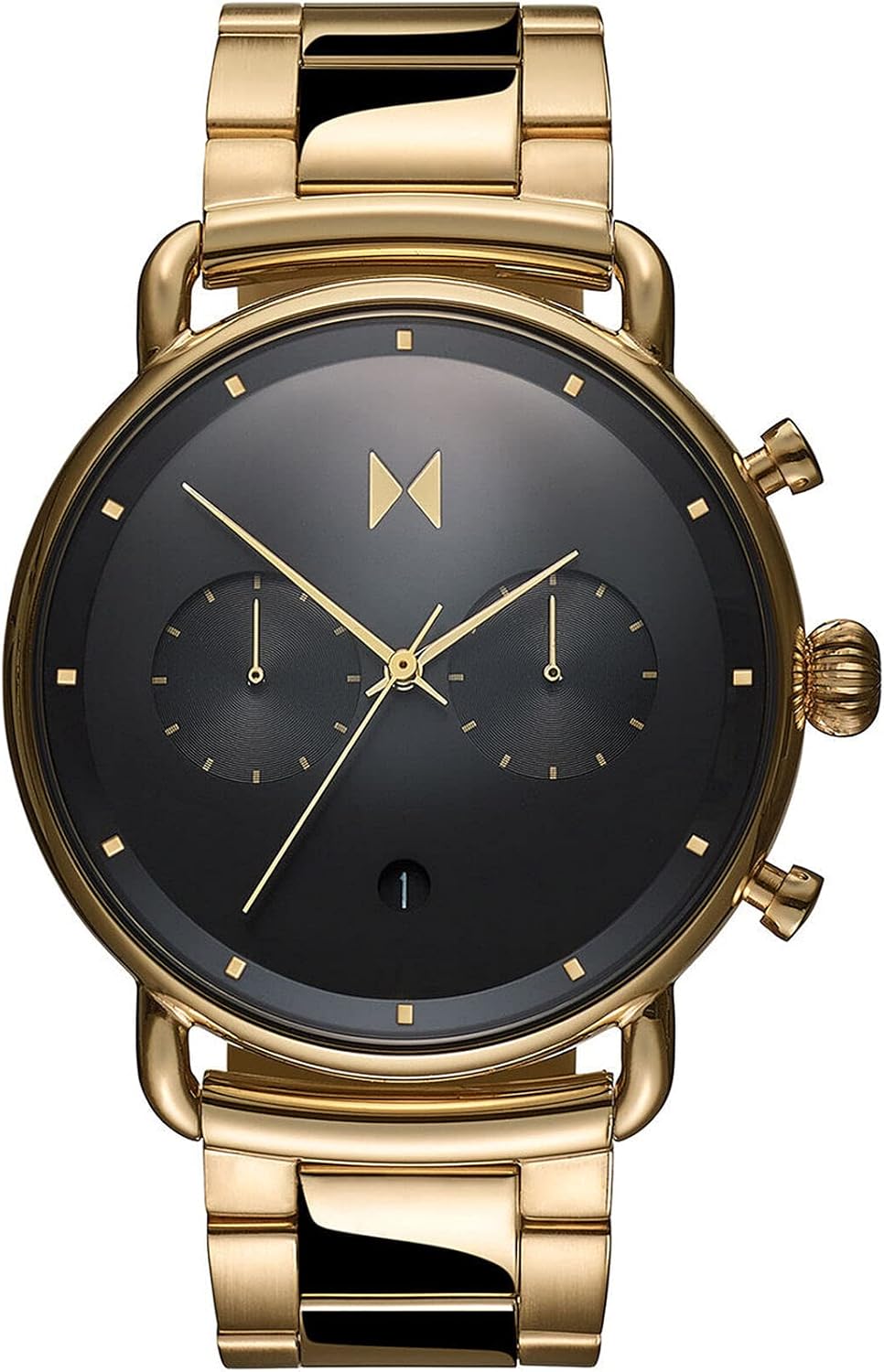 MVMT Blacktop Men's 47 MM Champion Gold Chronograph Watch