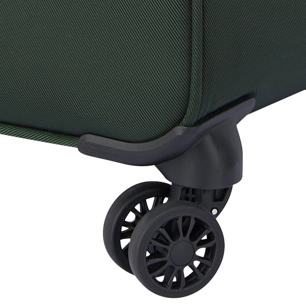 Softside Spinner Luggage 28 Inch Green k7