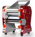 Electric Pasta Maker Home Pasta Making Machine 550W Automatic Noodle Machine Full Stainless Steel Dual Knife No Disassembled for Home Commercial Use