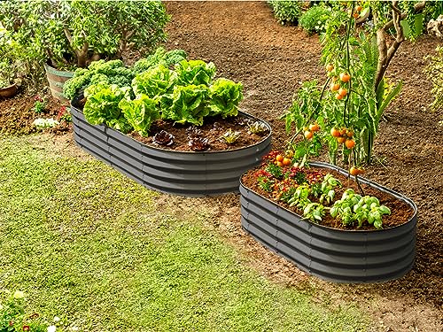 Galvanized Raised Garden Bed 6x3ft Metal Planter Box f7