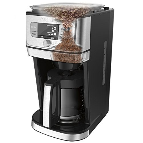 Automatic Burr Grind & Brew Coffee Maker 12-Cup Silver k7
