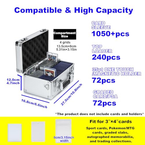 Card Storage Hard Case for Sports Cards A7