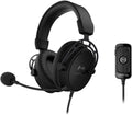 HyperX Cloud Alpha S - PC Gaming Headset, 7.1 Surround Sound, Adjustable Bass, Dual Chamber Drivers, Chat Mixer, Breathable Leatherette, Memory Foam, and Noise Cancelling Microphone - Blue