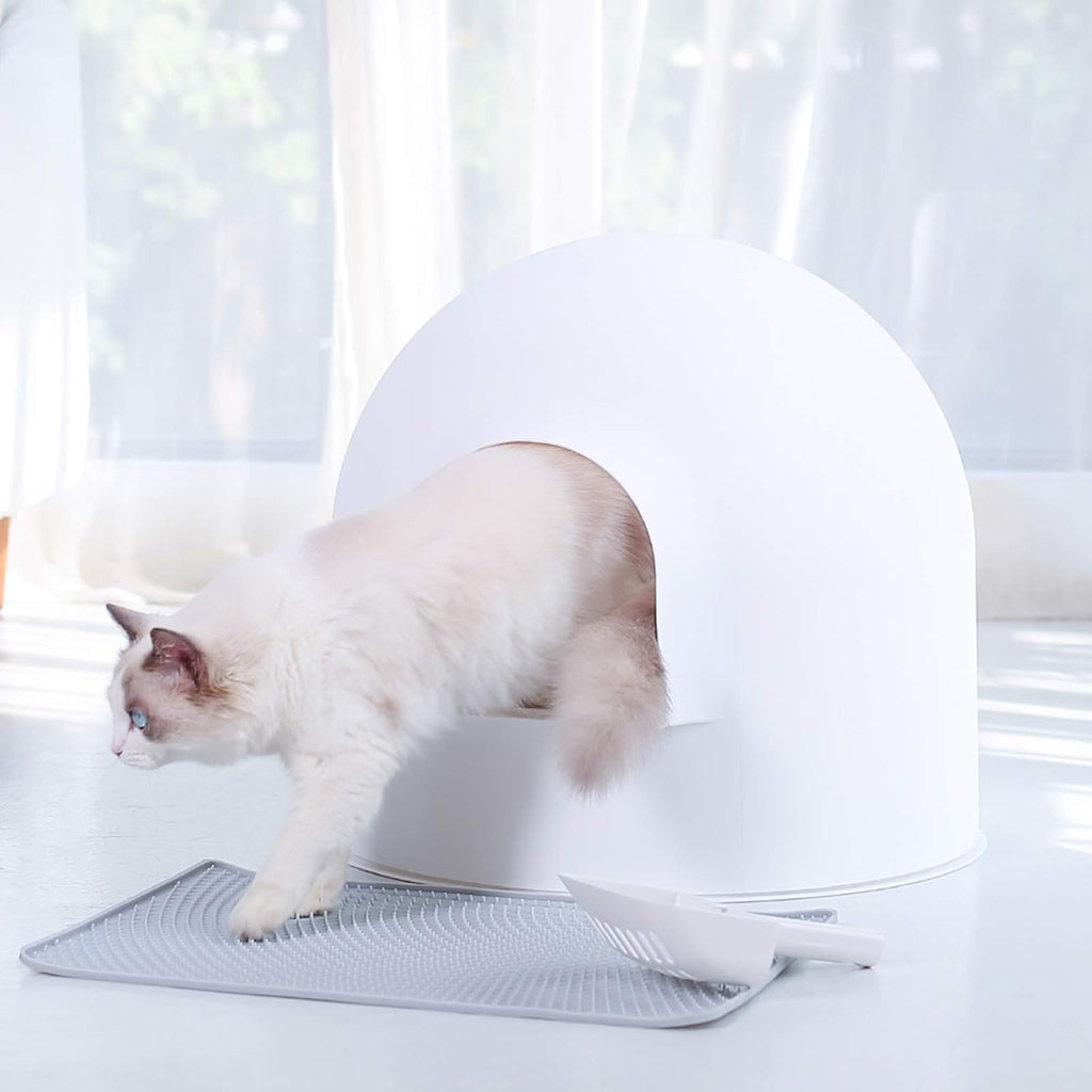 Cat Litter Box Dome Extra Large Modern Minimalist A7