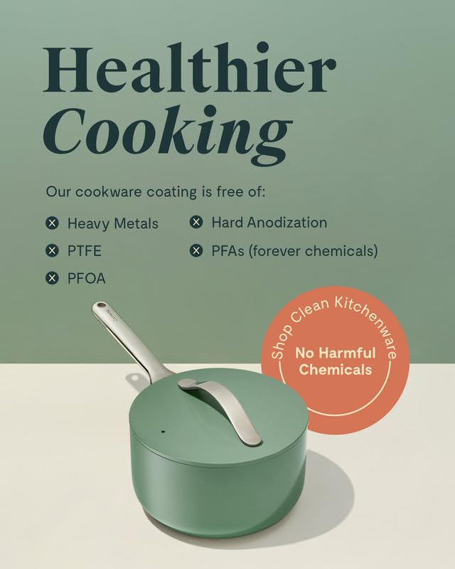 Ceramic Sauce Pan with Lid 3 qt A7