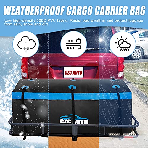Hitch Cargo Carrier Bag 20 cu ft Waterproof for SUV Truck Van a7