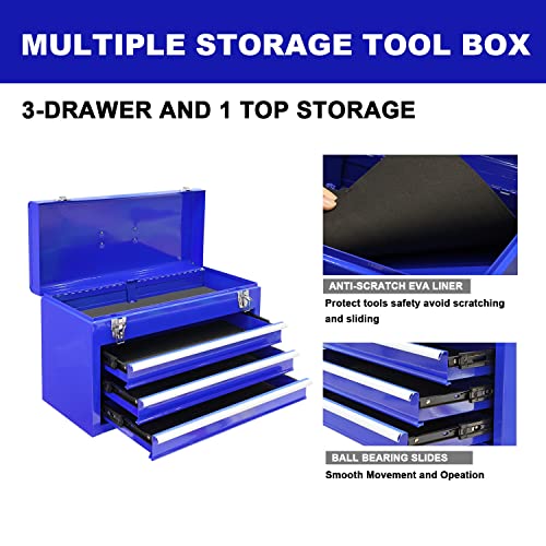 Steel Tool Box with Metal Latch Closure r7