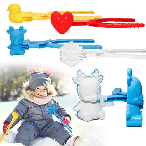 Snowball Maker Clip with Handle for Kids Winter Outdoor Toys D7k
