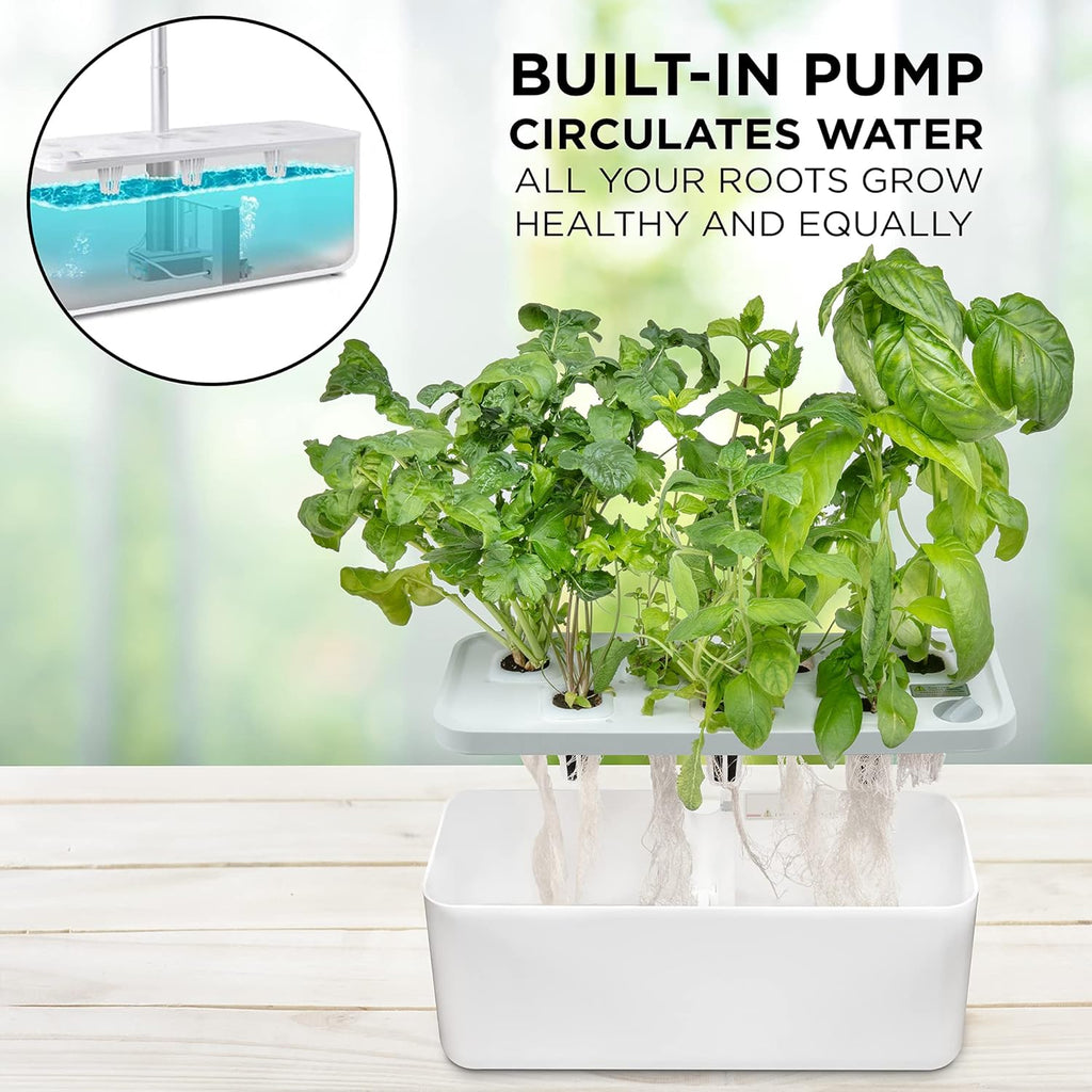 Hydroponics Growing System Kit with LED Grow Light k7