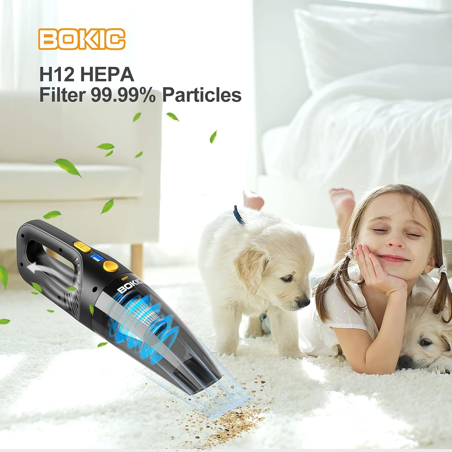 Car Vacuum Cleaner Cordless Handheld 8000Pa Portable Kit a7
