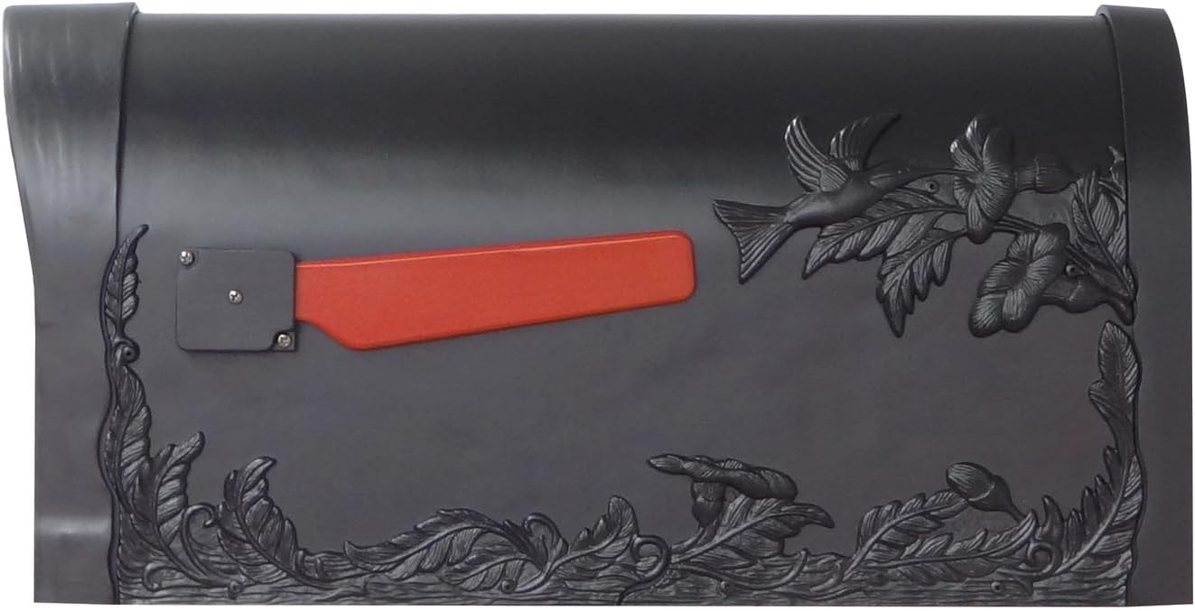 Hummingbird Curbside Mailbox with Locking Insert and Post k7m