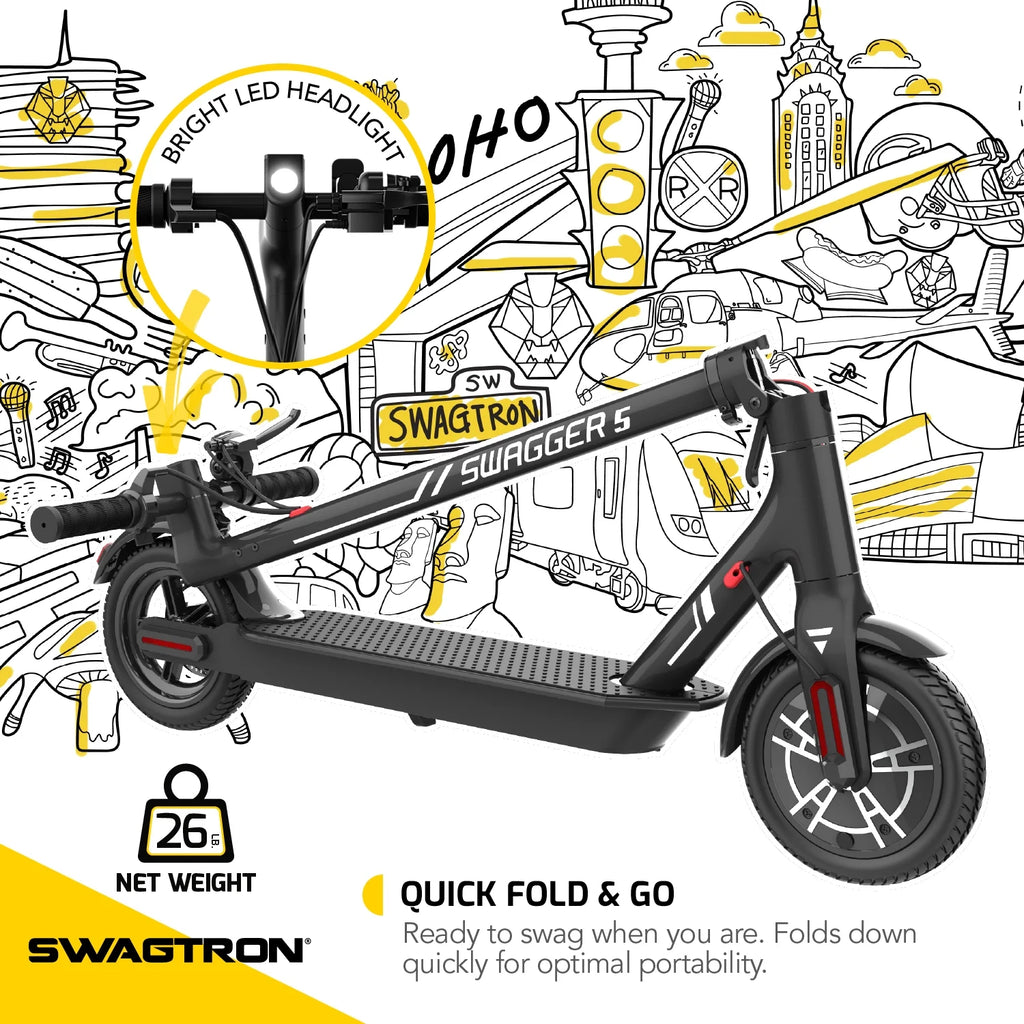 Adult Electric Scooter 320 lb Capacity 18 Mph A7