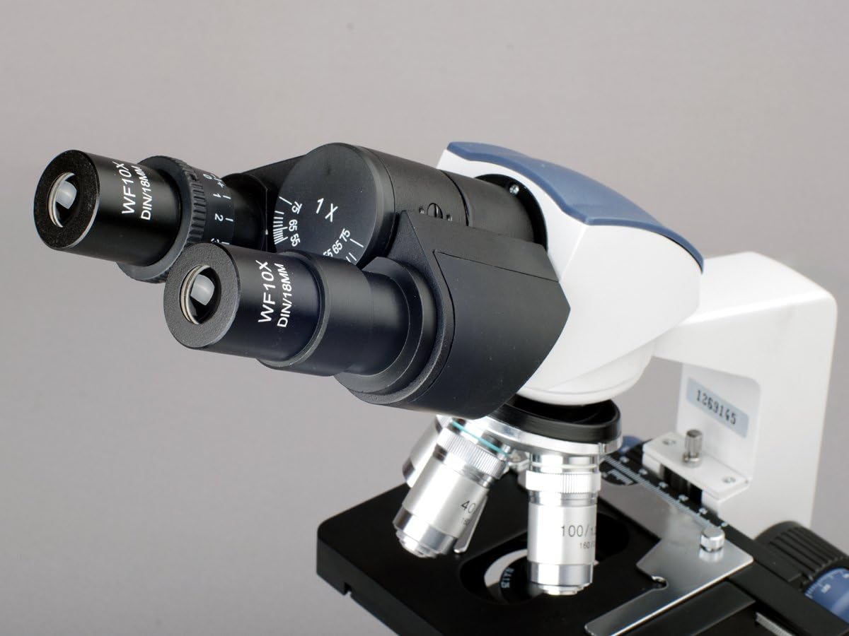 Binocular Compound Microscope 40X-2500X LED k7