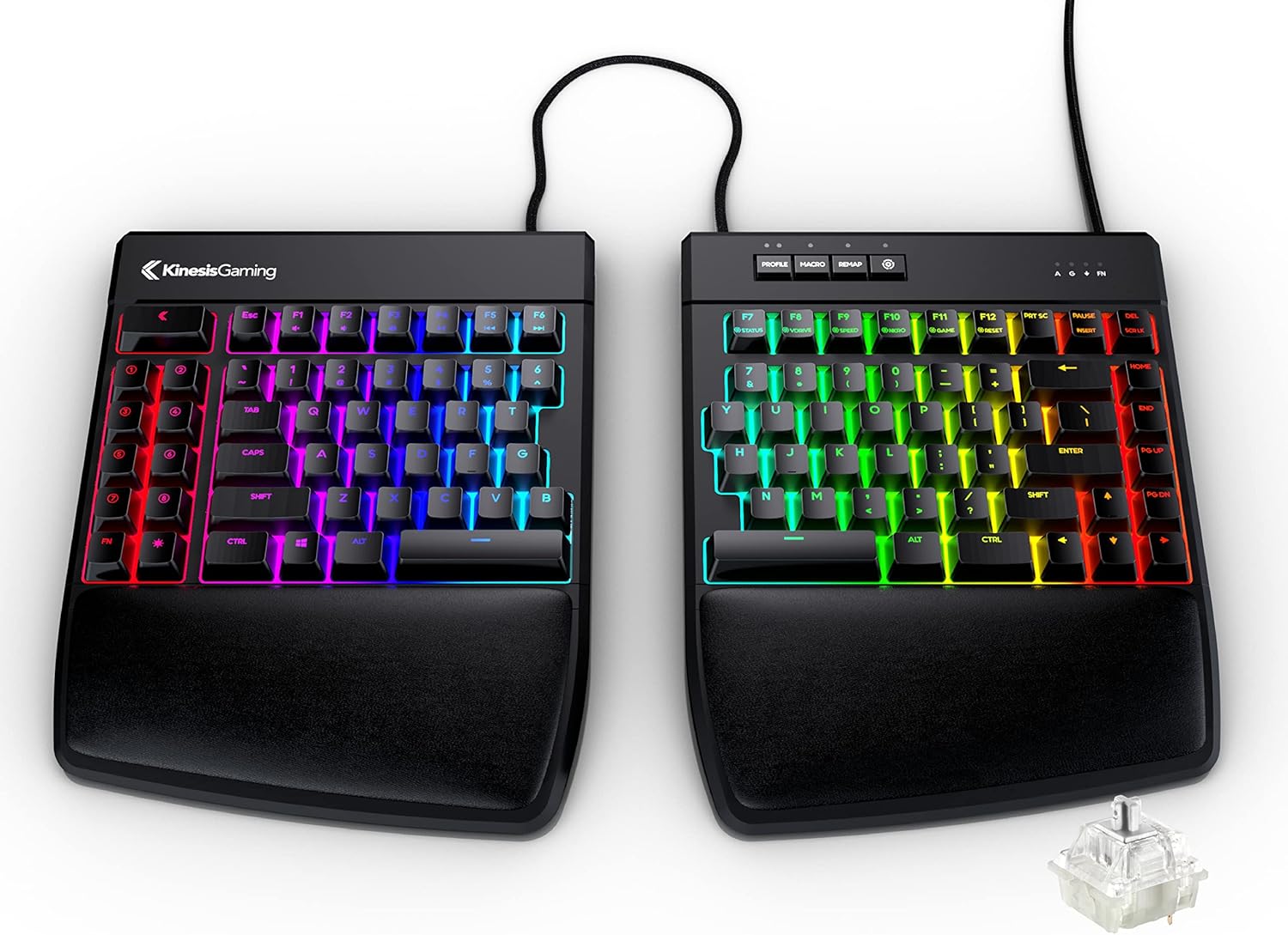 Mechanical Split Keyboard RGB MX Brown K7