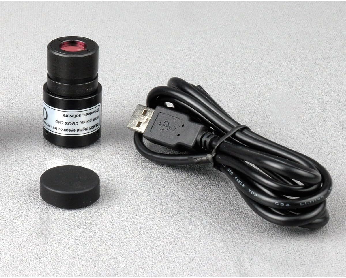 Binocular Compound Microscope 40X-2500X LED k7