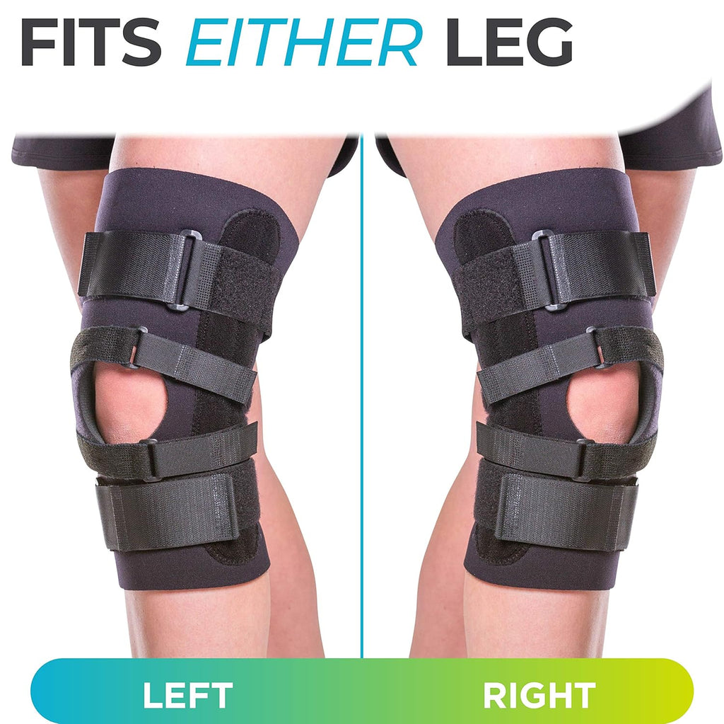 Knee Brace with Patellar Stabilizer Support Straps L7