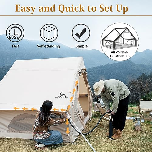Inflatable Camping Tent 4 Season Waterproof Easy Setup a7
