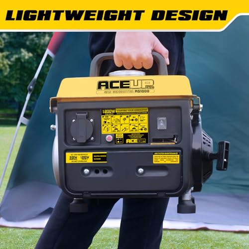 1200W Gas Powered Portable Generator for Camping Home Use A7