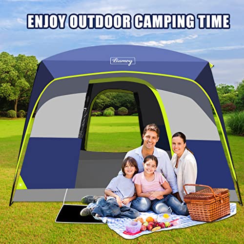 6-Person Instant Cabin Tent Windproof Easy Setup a7