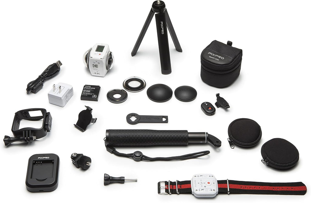 360° 4K VR Camera Satellite Pack, White A7