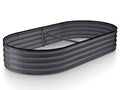 Galvanized Raised Garden Beds Outdoor// 6×3×1ft Planter Raised Beds for Gardening, Vegetables, Flowers//Large Metal Garden Box (Gray)// Patent Pending Tool-Free Assembly
