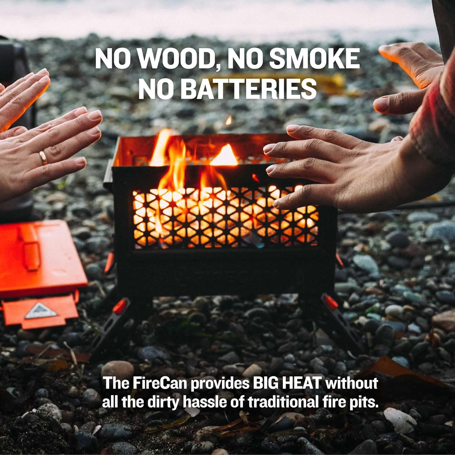 FireCan Portable Propane Fire Pit with Hose A7k