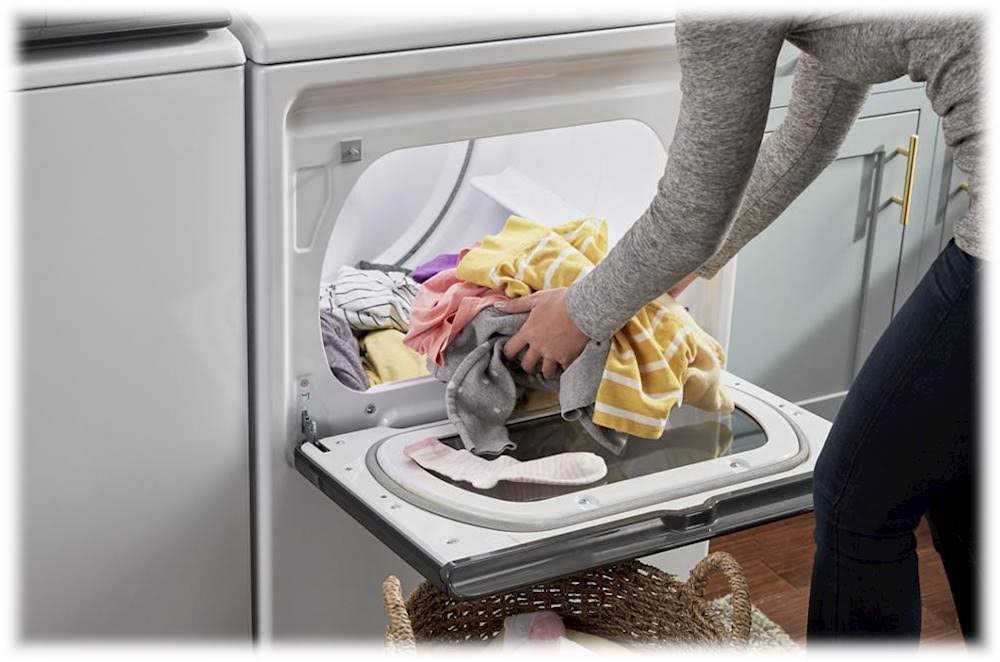 Gas Dryer 7.4 Cu Ft Top Load White k7