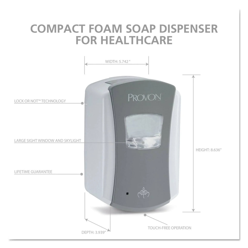 Dispenser 700ml Gray/White 4 Pack a7