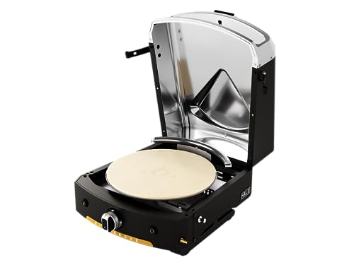 Outdoor Pizza Oven with Rotating Stone, Portable A7
