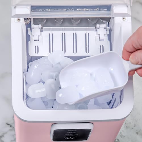Electric Countertop Ice Maker Machine Portable 33lbs 24h Stainless Steel A7