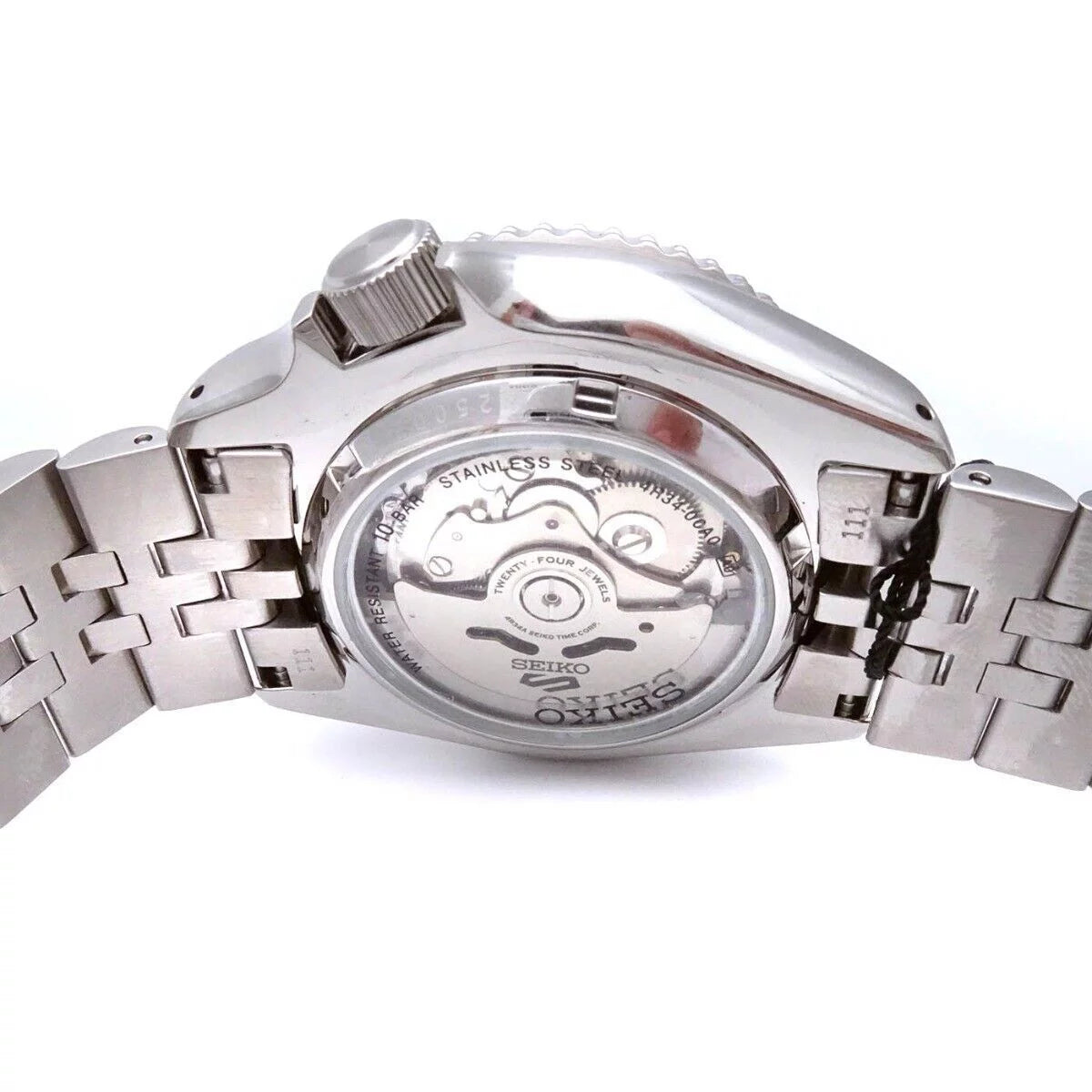 GMT Watch Black Blue Bezel 7k
