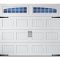 Pella Carriage House Series 96-in x 84-in Insulated White Garage Door Windows 123534