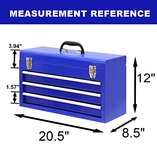 Steel Tool Box with Metal Latch Closure r7