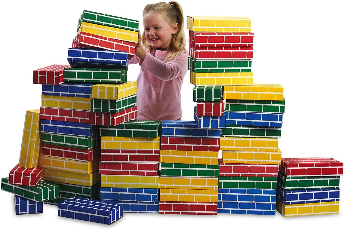 Cardboard Building Bricks Set of 24 k7