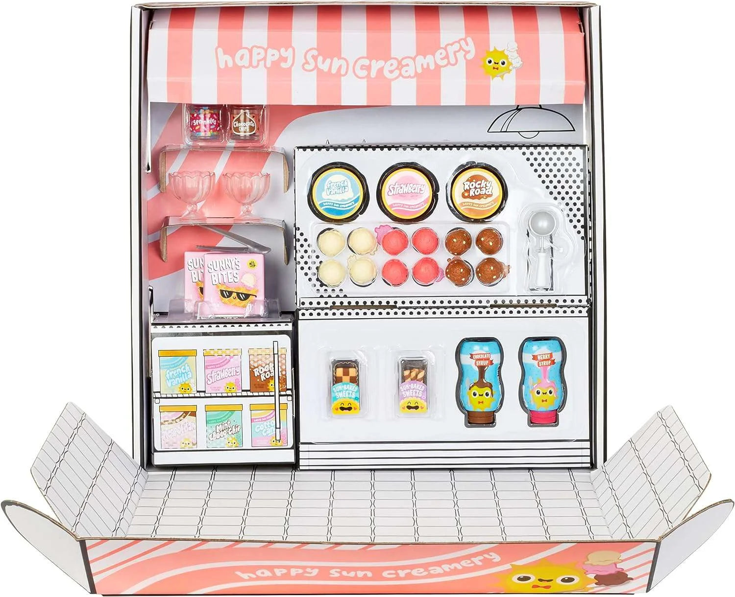 Ice Cream Social Playset Mini Food Toy k7