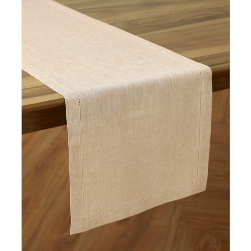 Linen Chambray Table Runner 120 Inches x7