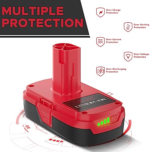 C3 Replacement Battery 3.5Ah 2Pack for 19.2V Tools k7