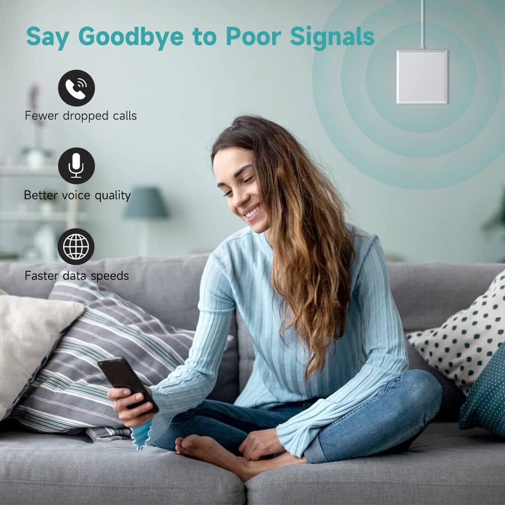 Cell Phone Signal Booster for Home Office 4G LTE 5G 4500 sq ft A7
