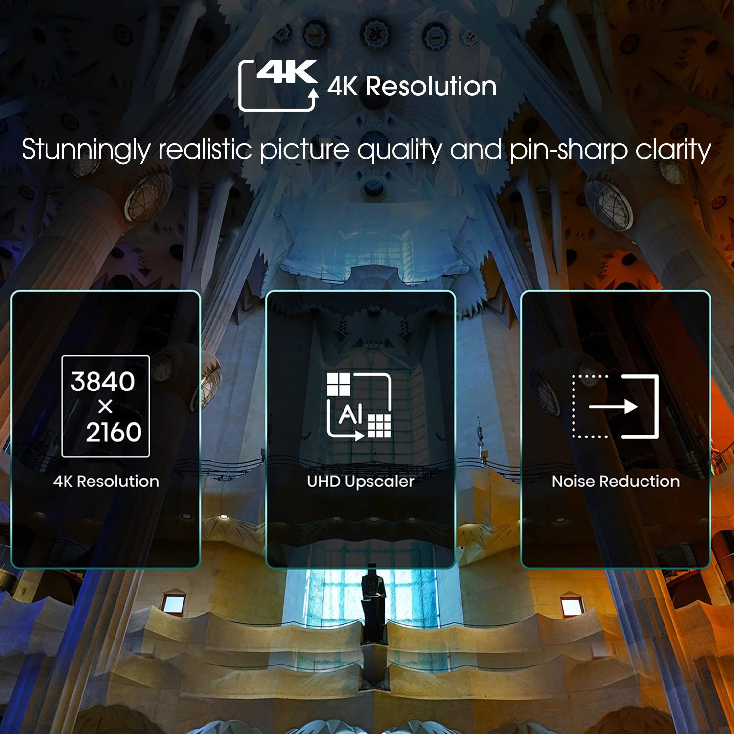 58" 4K UHD LED Smart TV HDR a7