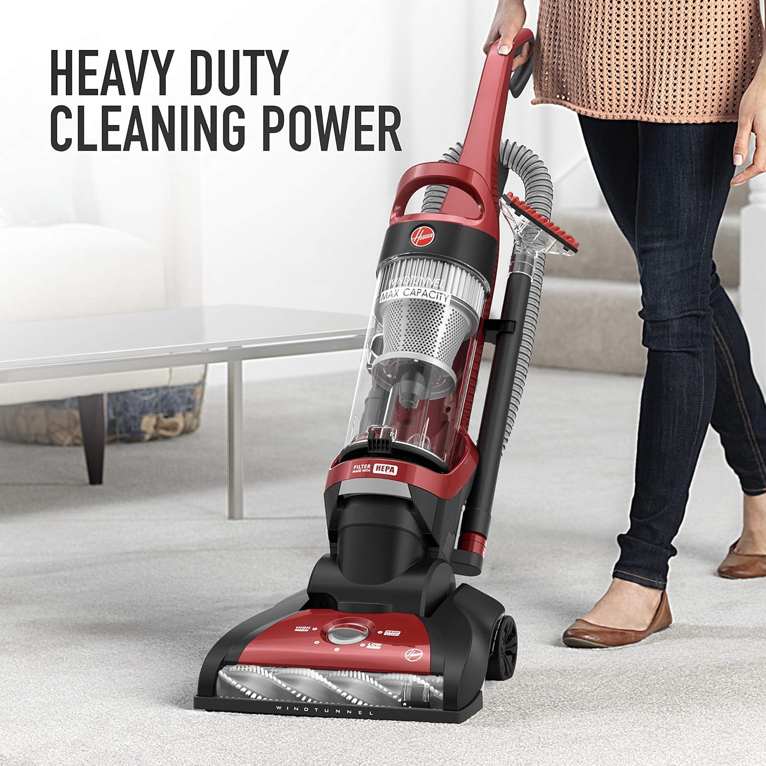 Upright Vacuum Cleaner with HEPA Filtration a7