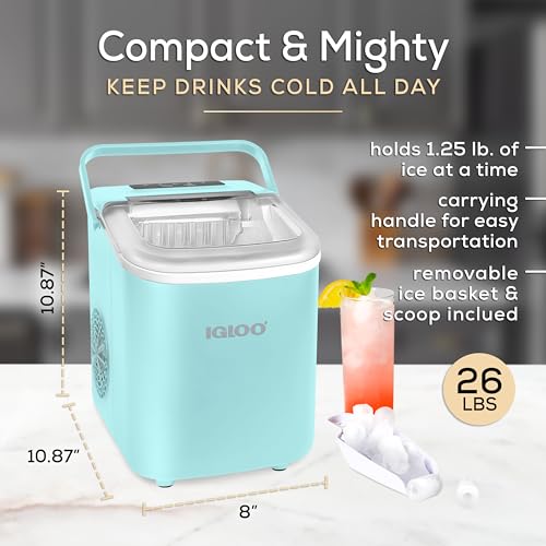 Electric Countertop Ice Maker Machine Portable 33lbs 24h Stainless Steel A7