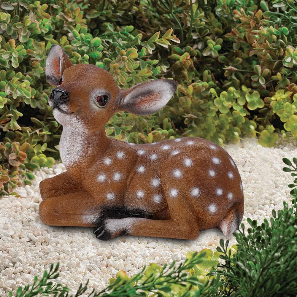 Deer Figurine Garden Statue Patio Decor a7