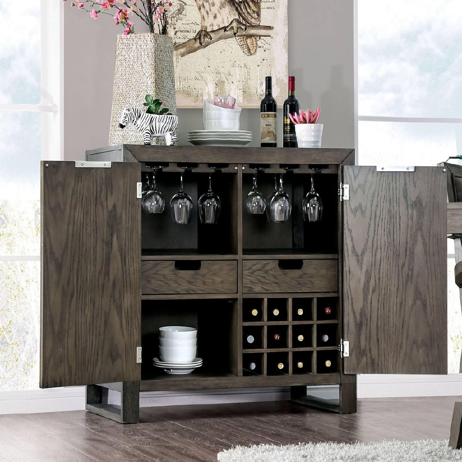 Round Dining Table Gray 7k