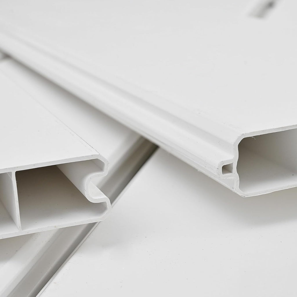 Vinyl Fence Panels 6ft x 6ft, Set of 2 a7
