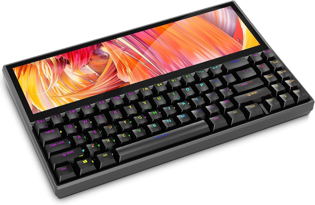 Mechanical Keyboard 71 Keys RGB Backlit, Touchscreen, Black 7k