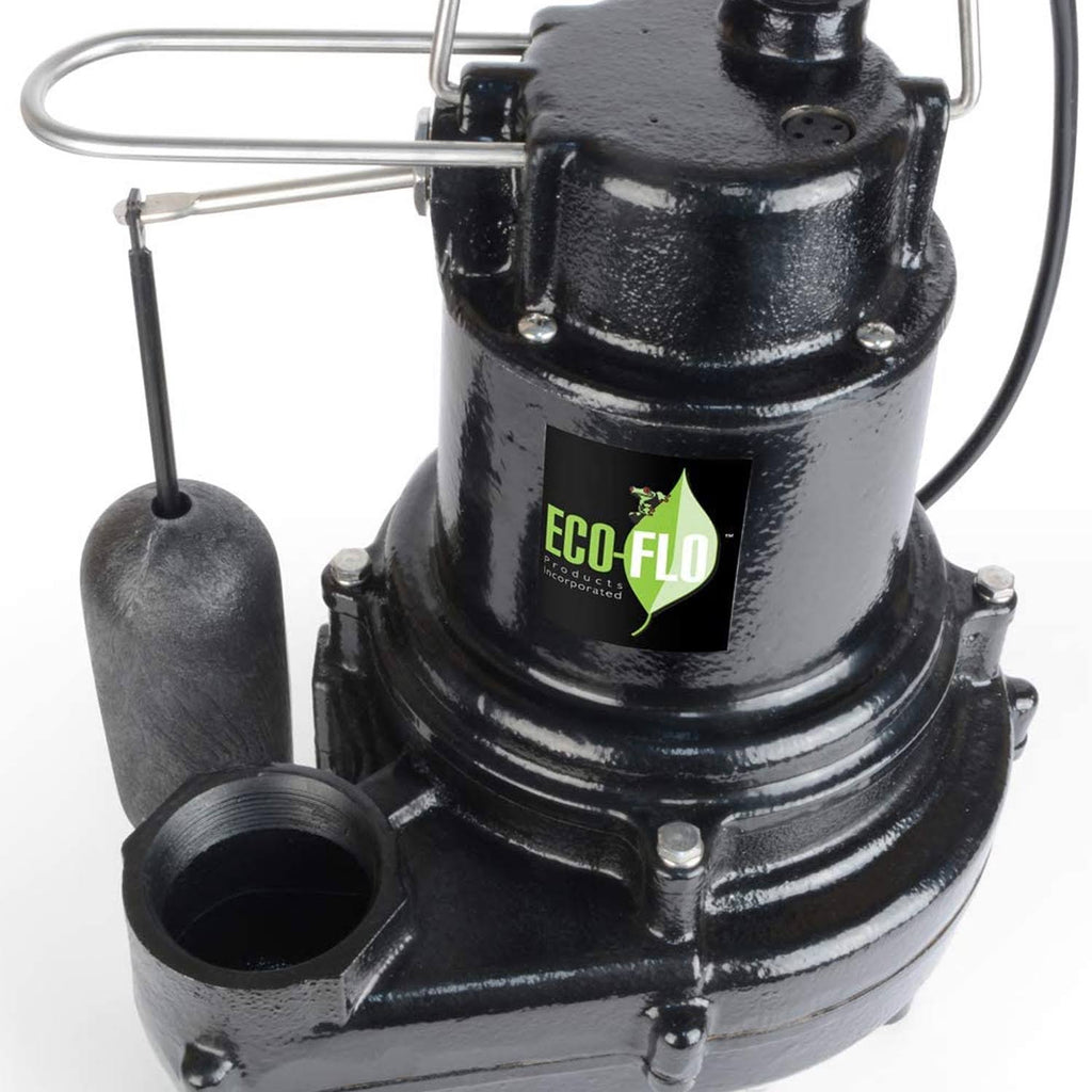 Sewage Pump 1/2 HP 8200 GPH Cast Iron a7