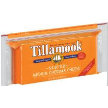 Tillamook Sliced Medium Cheddar Cheese, 2 Pound - 12 per CASE.